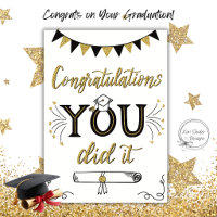 Félicitations Vous L'avez Fait Remise de Diplôme