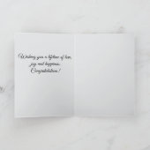 Carte félicitationsd (Intérieur)