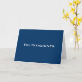 CARTE FELICITCIONES (FÉLICITATIONS) (Fleur jaune)
