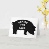 Carte Félicitez le saindoux (Fleur jaune)