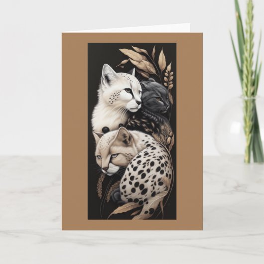 CARTE FELINE FINESSE #1 (Devant)