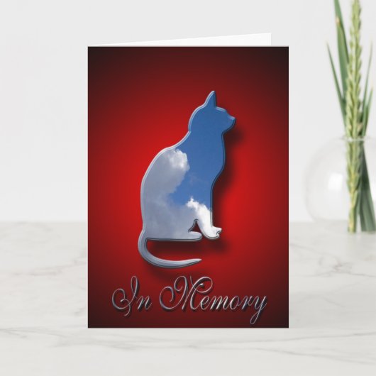 Carte Feline Sympathy | En Mémoire De Chat (Devant)
