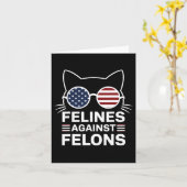 Carte Felines contre Felons (Fleur jaune)