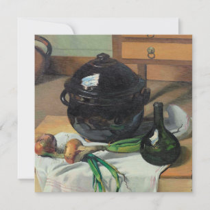 Carte Felix Vallotton, Ognons et Soupere,