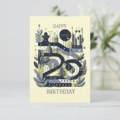 Carte  ¡Feliz 20 cumpleaños! (Debout devant)