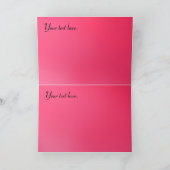 Carte : Feliz Aniversário - rose de rose (Intérieur)