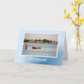 Carte Feliz Cumpleaños (Fleur jaune)