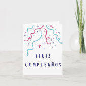Carte Feliz cumpleaños (Devant)