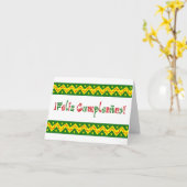 Carte feliz cumpleanos arriba (Fleur jaune)