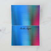 Carte - Feliz Cumpleaños - Azul (Intérieur)