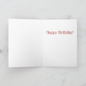Carte Feliz Cumpleaños espagnol Anniversaire personnalis (Intérieur)