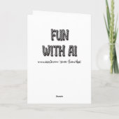 Carte Feliz Cumpleaños Joyeux Anniversaire en espagnol (Dos)