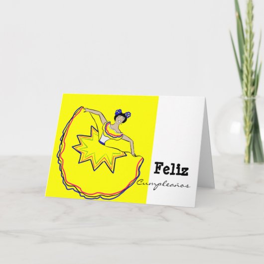 Carte Feliz Cumpleaños - Que Cumplas Muchos Más (Devant)