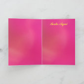 Carte - Feliz Cumpleaños - Rosa (Intérieur)