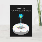 Carte feliz cumpleanos rosquilla (Devant)