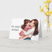 Carte Feliz día de la madre (Fleur jaune)