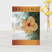 Carte Feliz Dia de la Madre 2 (Fleur jaune)