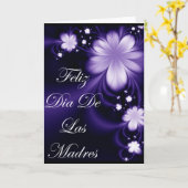 Carte Feliz Dia De Las Madres (Fleur jaune)
