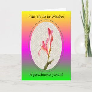 Carte Feliz dia de las Madres, Especialmente...