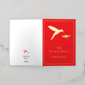 Carte Feliz Dia De Las Madres personnalisable (Mise à l'extérieur)