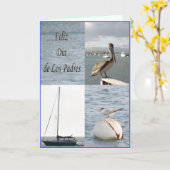 Carte Feliz Dia de los padres (Fleur jaune)