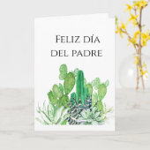 Carte Feliz dia del padre (Fleur jaune)