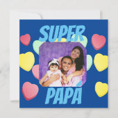 Carte Feliz día del Padre Super Papá espagnol (Devant)