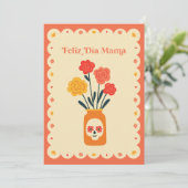 Carte Feliz Día Mamá | Carte de Fête des Mères (Debout devant)