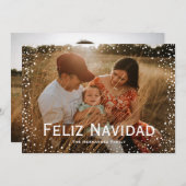 Carte Feliz Navidad (Devant / Derrière)