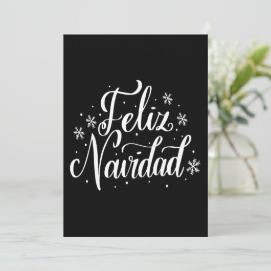 Carte Feliz Navidad (Debout devant)