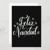 Carte Feliz Navidad (Devant / Derrière)