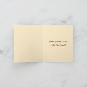 Carte Feliz Navidad (Intérieur)