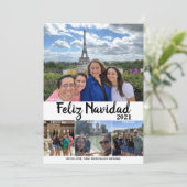 Carte Feliz Navidad Travel Christmas Card (Debout devant)