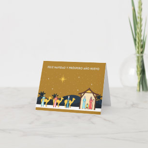 Carte Feliz Navidad y próspero Año Nuevo, espagnol