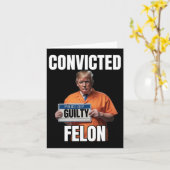 Carte Felon Donald Trump 2024 (Fleur jaune)