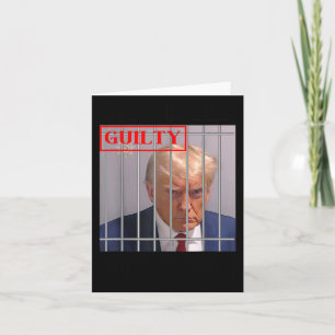 Carte Felon Donald Trump Coupable De Le Verrouiller Dans