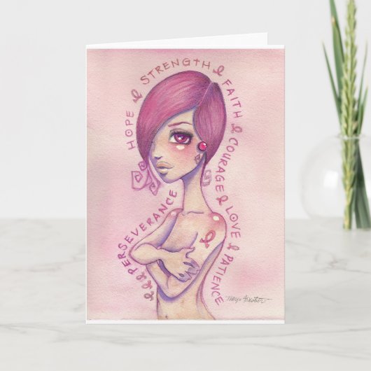 Carte Female Breast cancer Survivor (Devant)