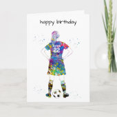 Carte Female Soccer Player (Devant)