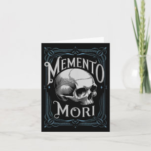 Carte Femens Memento Mori Life Philosophie Citation lati