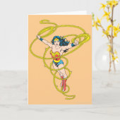 Carte Femme à Lasso (Fleur jaune)