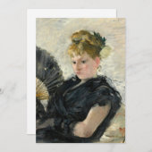 Carte Femme À L'éventail | Berthe Morisot (Devant / Derrière)