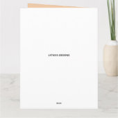 Carte Femme Afro-Américaine Élégante Anniversaire (Dos)