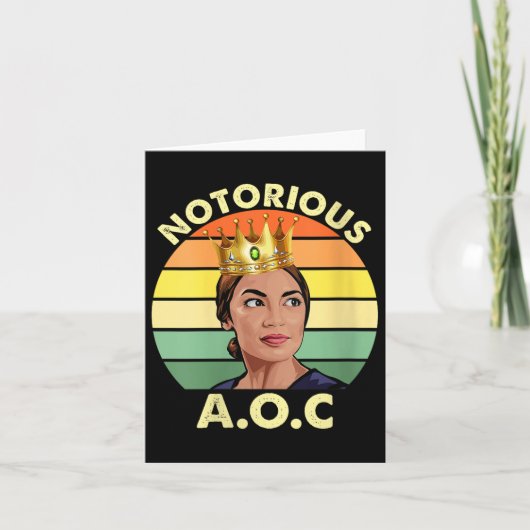 Carte Femme Aoc Alexandria Ocasio-cortez First Femme P (Devant)