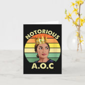 Carte Femme Aoc Alexandria Ocasio-cortez First Femme P (Fleur jaune)