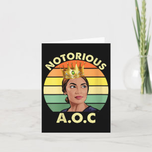 Carte Femme Aoc Alexandria Ocasio-cortez First Femme P