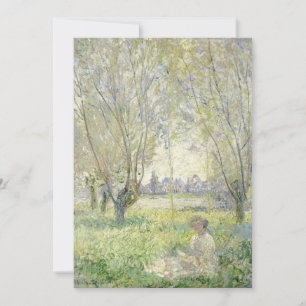 Carte Femme assise sous les saules CLAUDE MONET