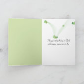 Carte Femme Avec Daisy Bouquet Anniversaire (Intérieur)