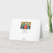 Carte Femme avec le chat dans garden.2 (Dos)