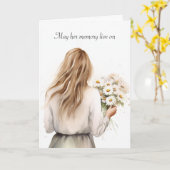 Carte Femme Avec Sympathie Daisy Bouquet (Fleur jaune)
