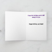 Carte Femme Bodybuilder Lesbian Anniversaire (Intérieur)